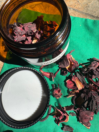 Apothecary Herbs in Glass Jar
