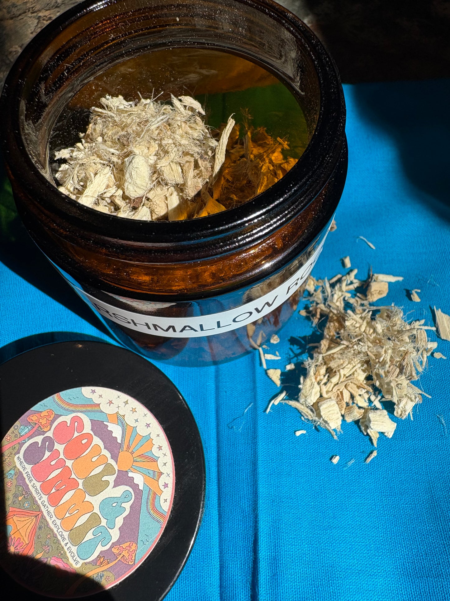 Apothecary Herbs in Glass Jar