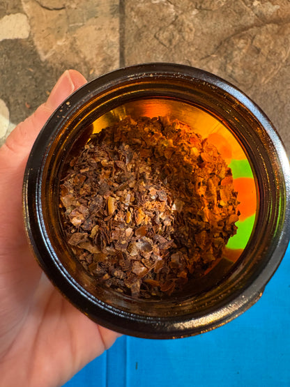 Apothecary Herbs in Glass Jar