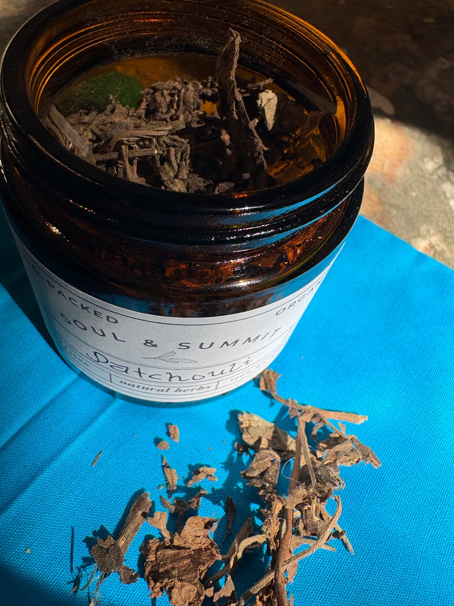 Apothecary Herbs in Glass Jar