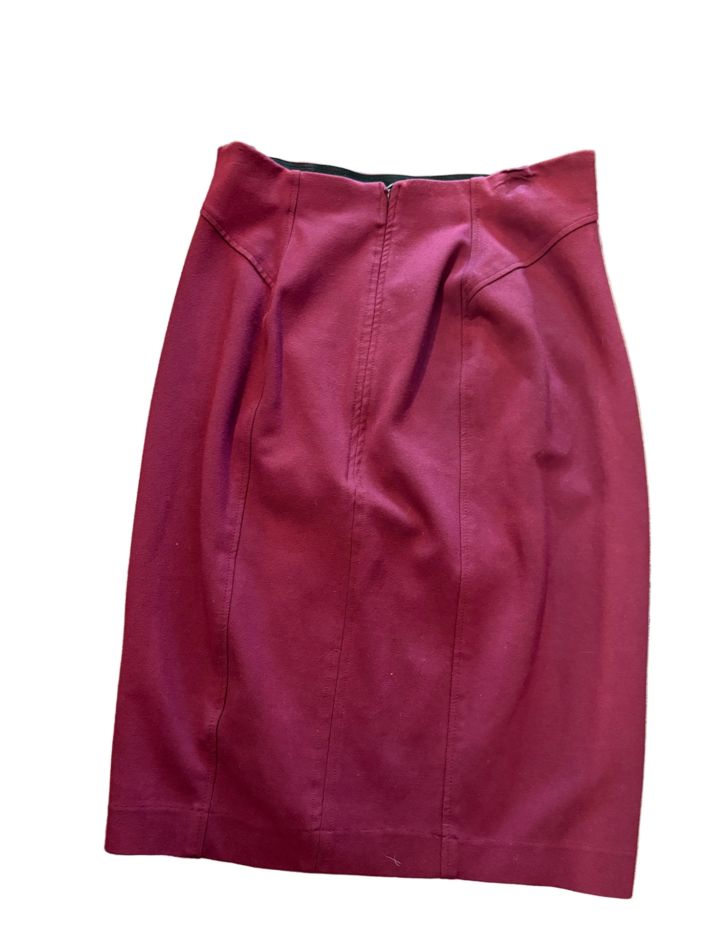 Burgundy Pencil Skirt size Small