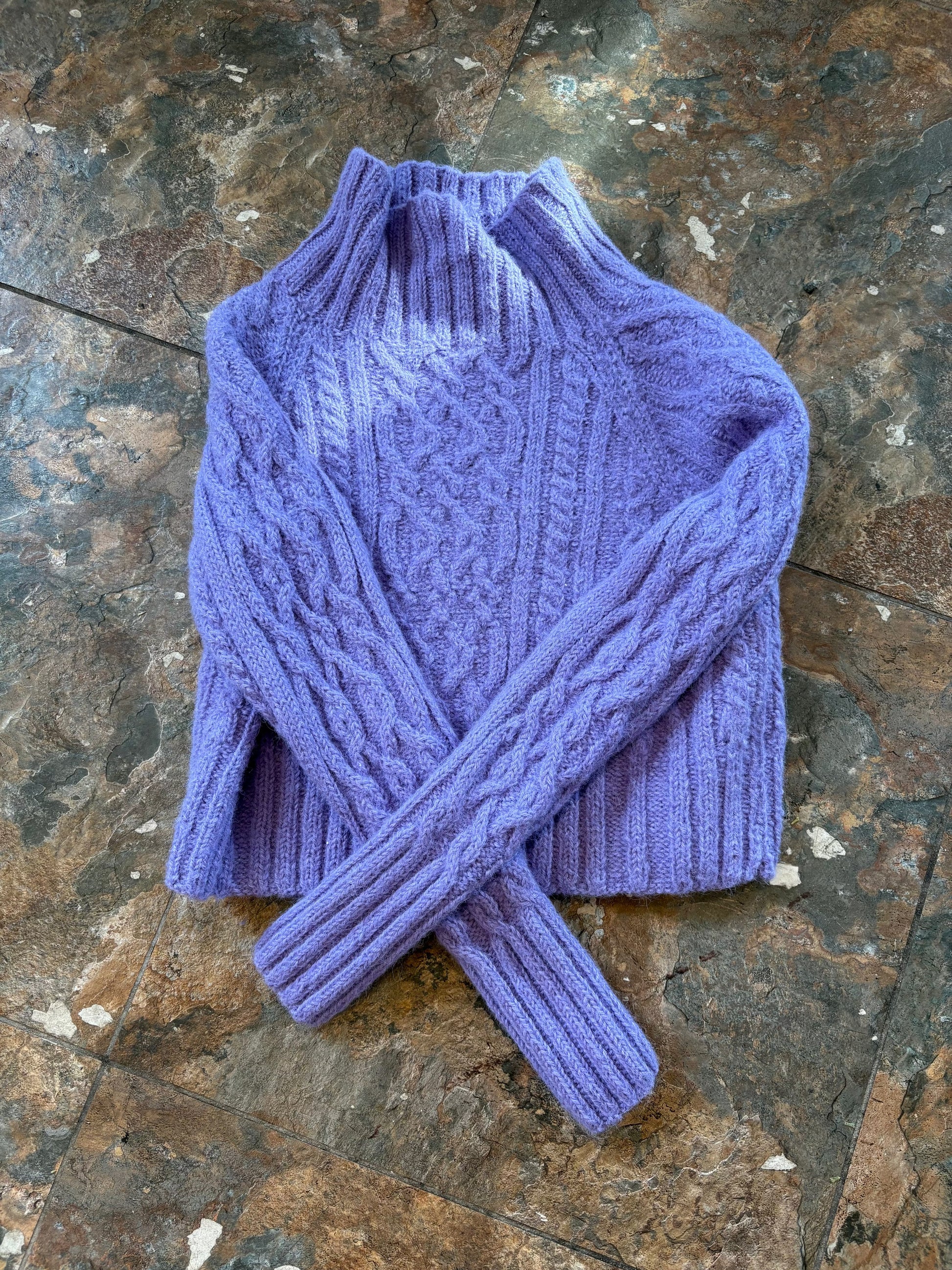 Handmade Periwinkle Sweater