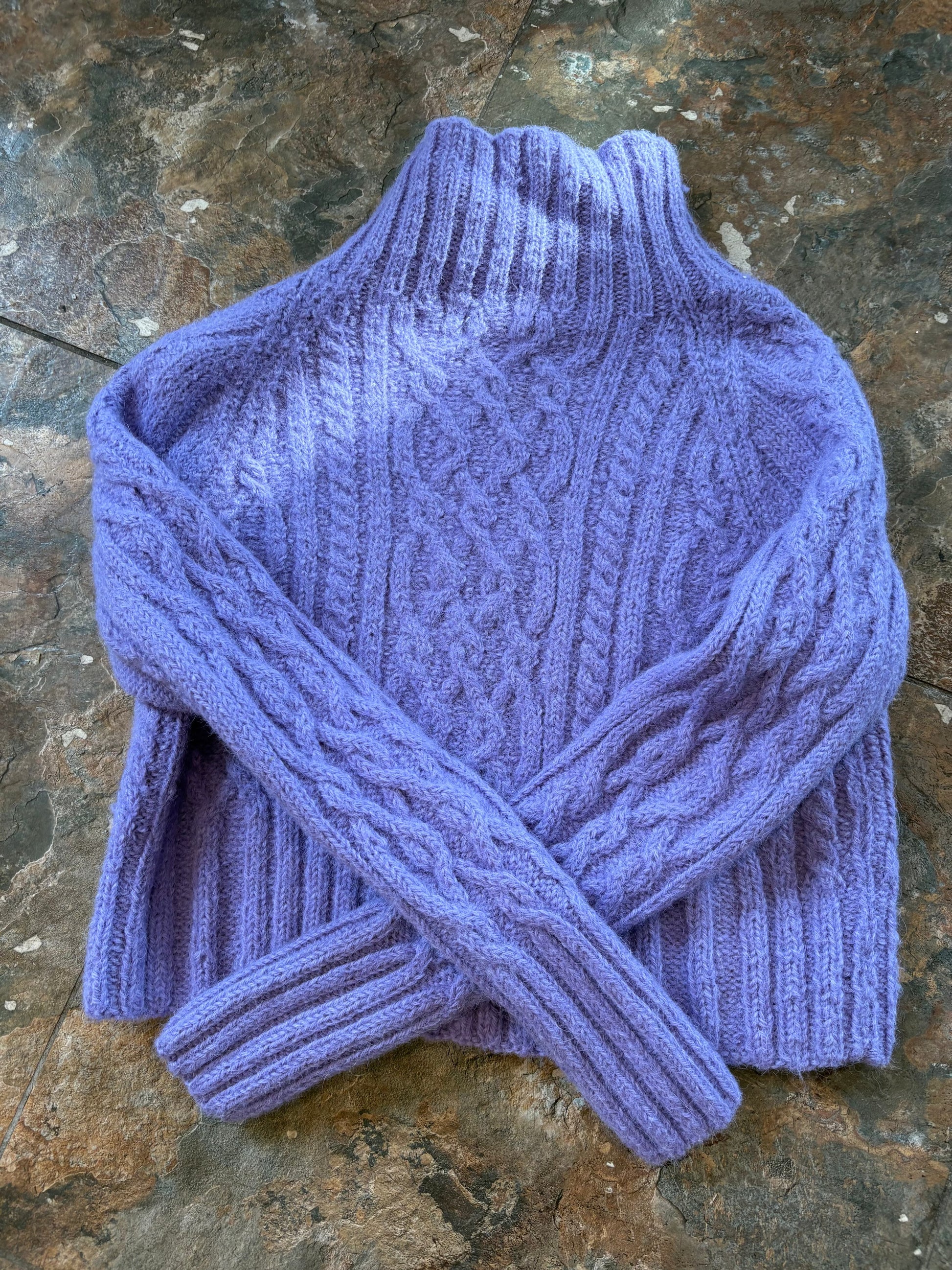 Handmade Periwinkle Sweater