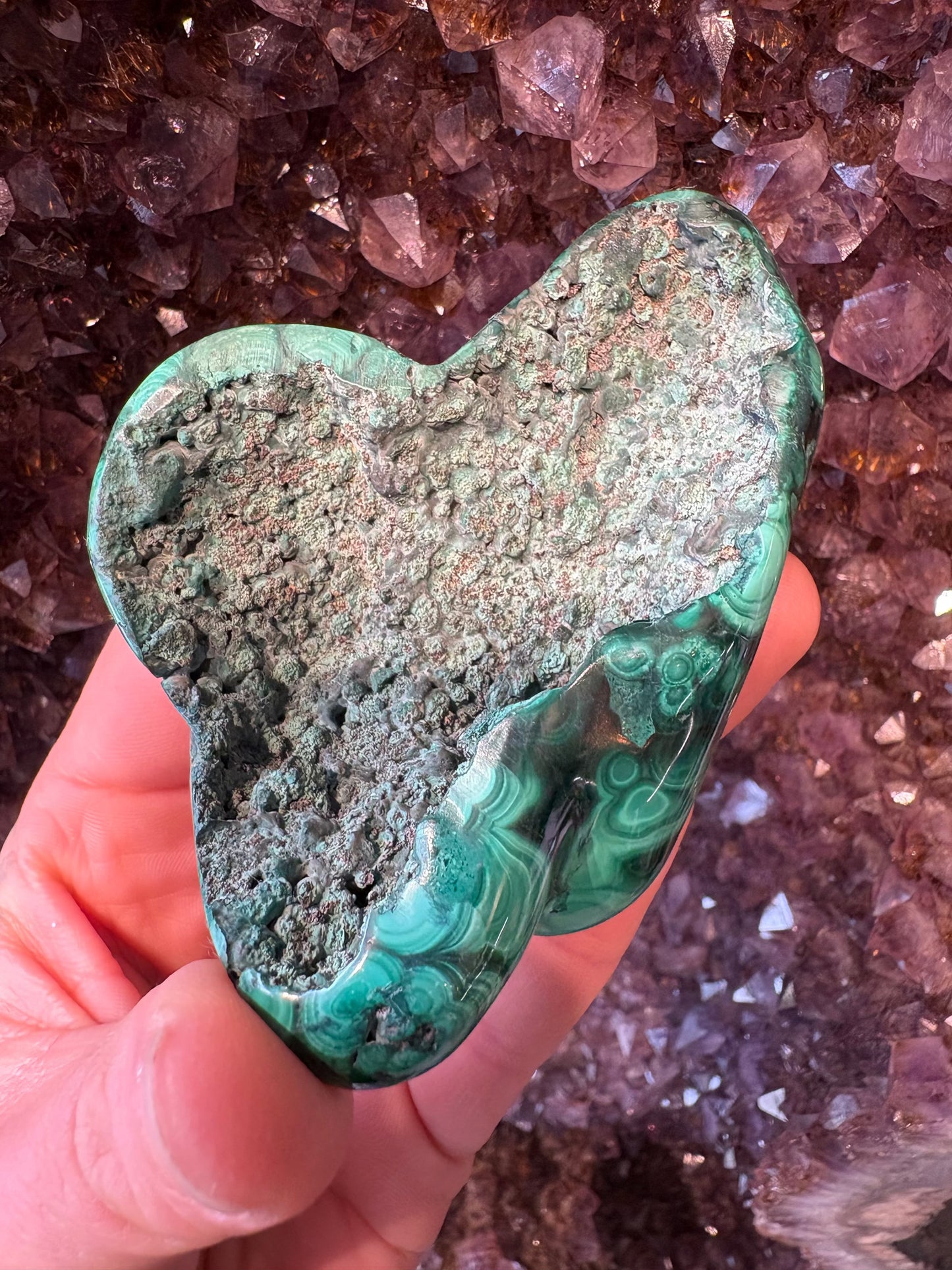 Malachite Freeform – Hand-Polished | Deep Green Crystal for Heart Chakra Healing & Transformation