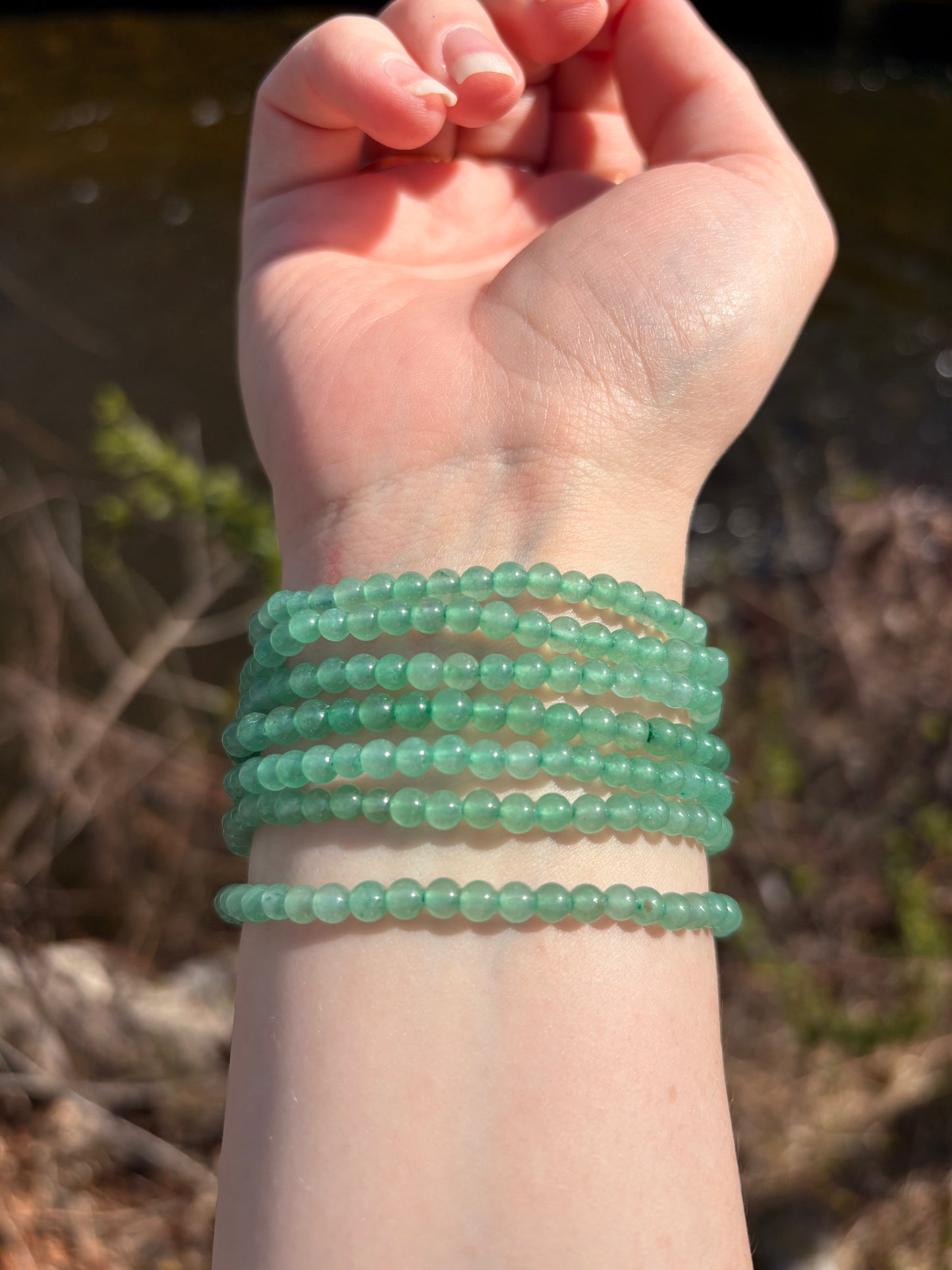 Green Aventurine 4mm Bracelet