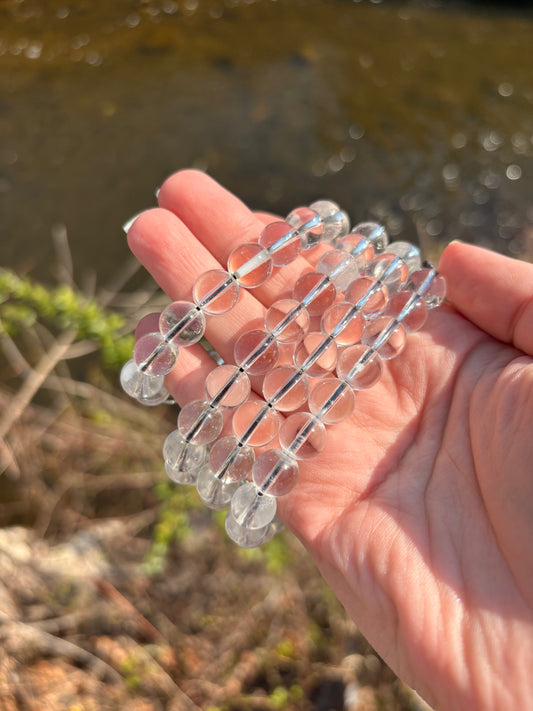 Clear Quartz Adjustable Bracelet