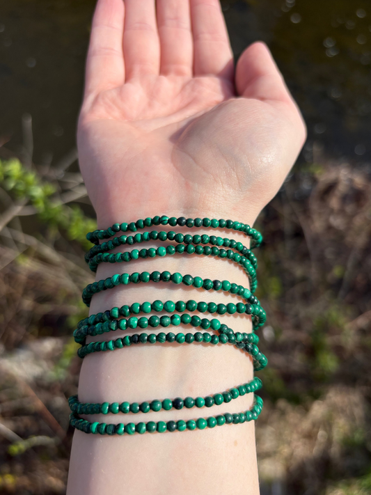Bracelet Malachite 4mm