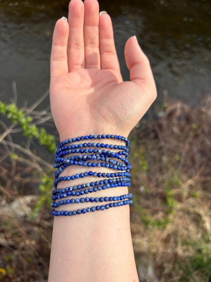 Lapis 4 mm Bracelet