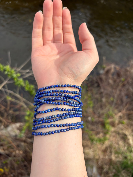 Lapis 4 mm Bracelet