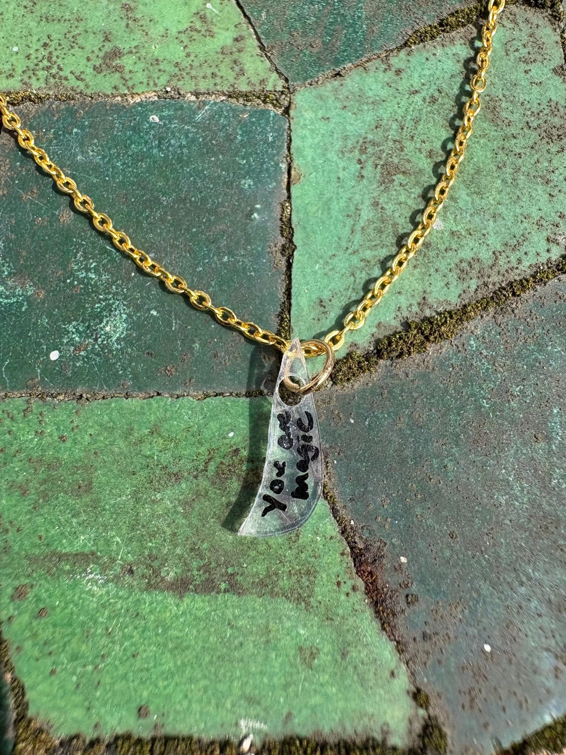 You are magic affirmation necklace