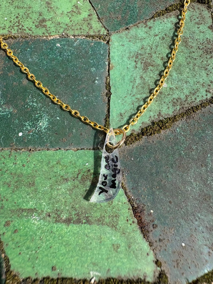 You are magic affirmation necklace