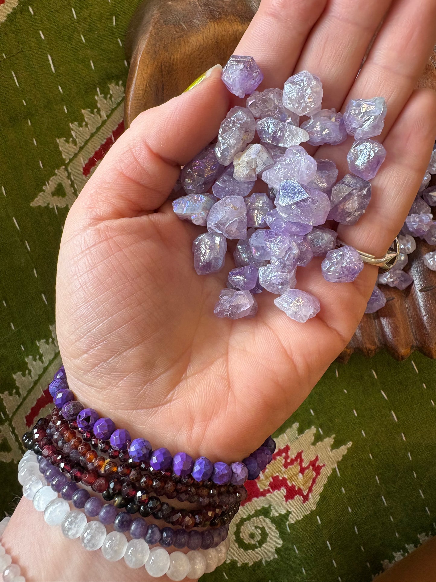 Amethyst Flower Aura Quartz