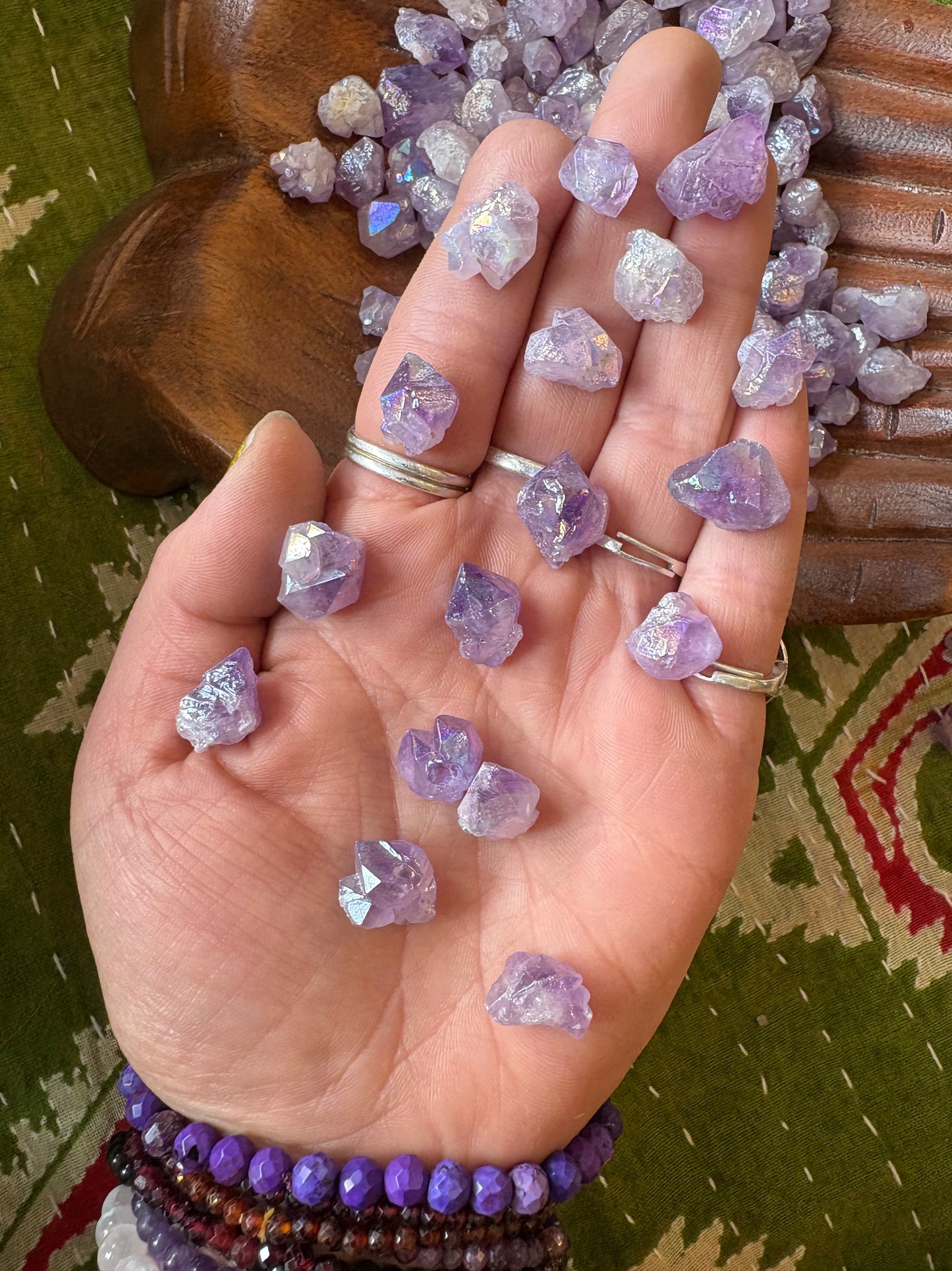 Amethyst Flower Aura Quartz