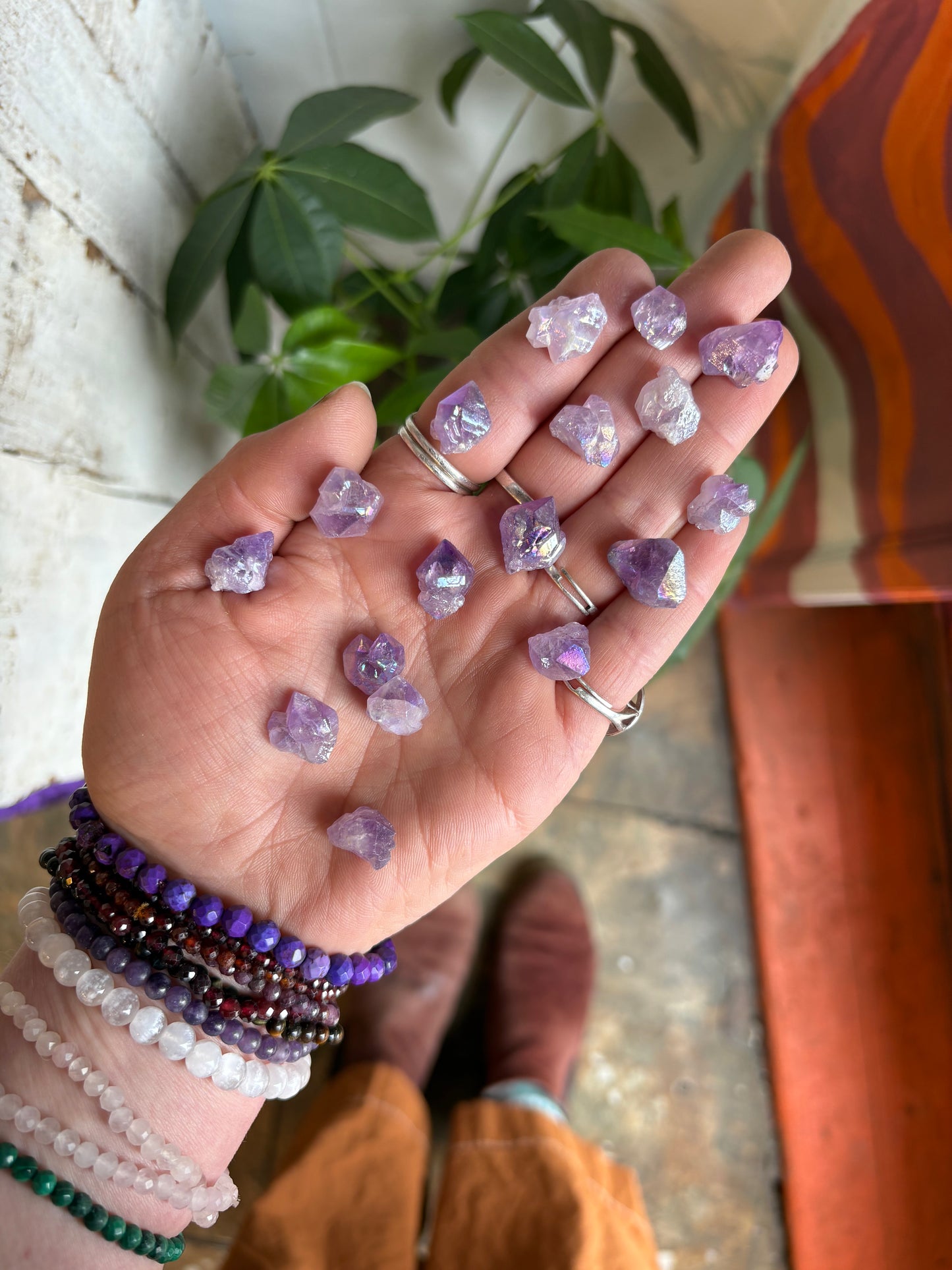 Amethyst Flower Aura Quartz