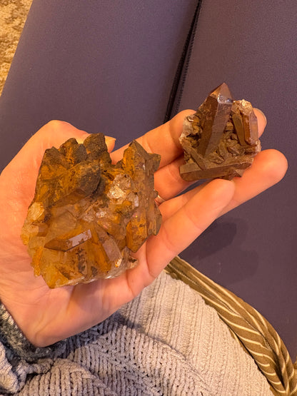 Tangerine Quartz Cluster
