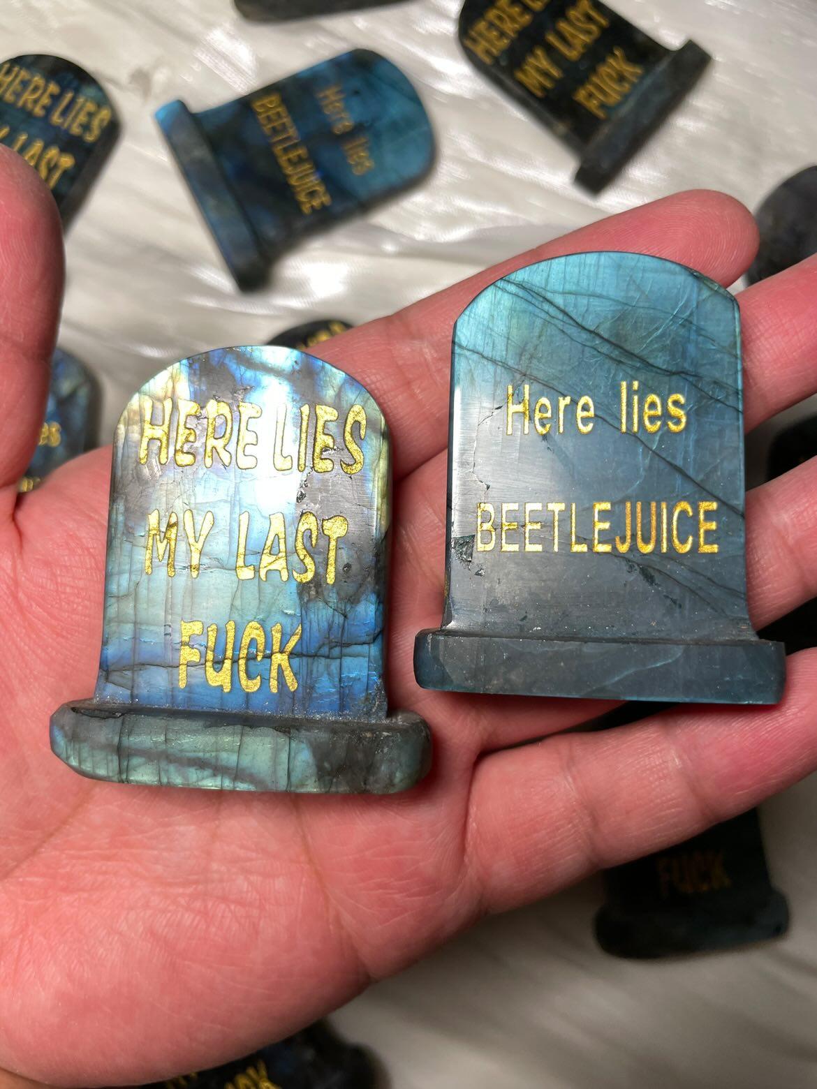 Tombstone Carving