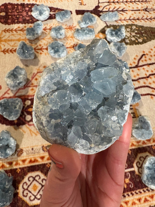 Celestite 3-5inch Raw Cluster
