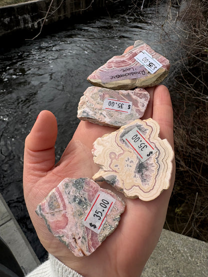 Rhodochrosite Slab