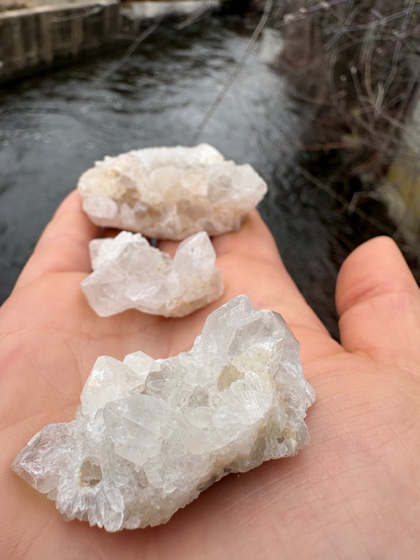 Spirit Quartz Cluster – Cactus Quartz Crystal for Harmony & Spiritual Growth