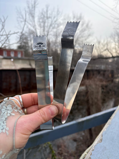 Charcoal Tongs for Incense & Resin Burning – Pentacle or Triple Moon Design