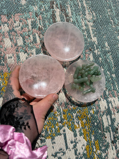 Rose Quartz Offering Bowl/Plate