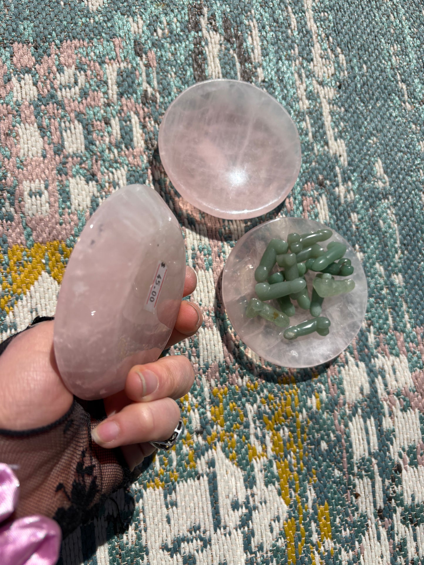 Rose Quartz Offering Bowl/Plate