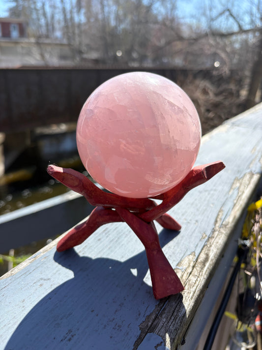 Wooden Stand for Abalone or Crystal