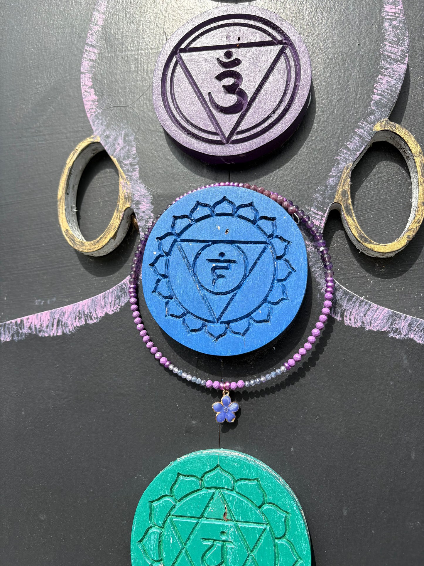 Violet Flame Choker Necklace