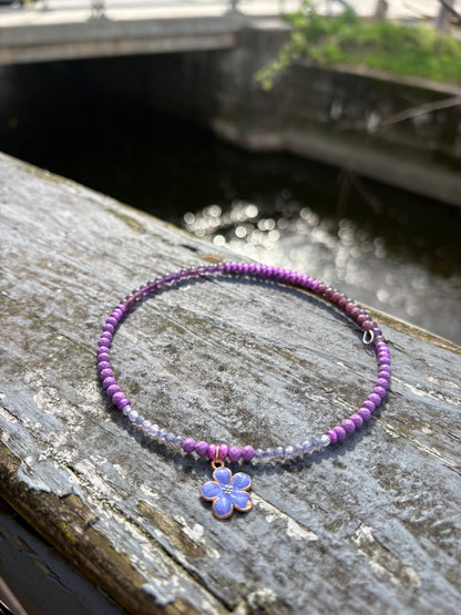 Violet Flame Choker Necklace