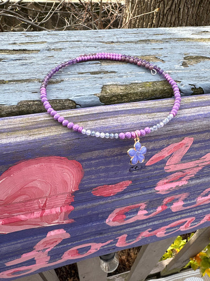 Violet Flame Choker Necklace