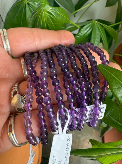 Amethyst Kid’s 4mm Bracelet