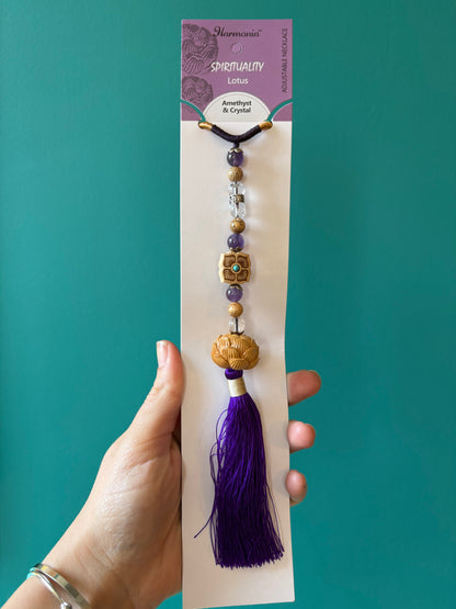 *Necklace Harmonia with fringe