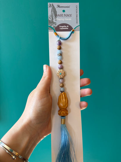 *Necklace Harmonia with fringe