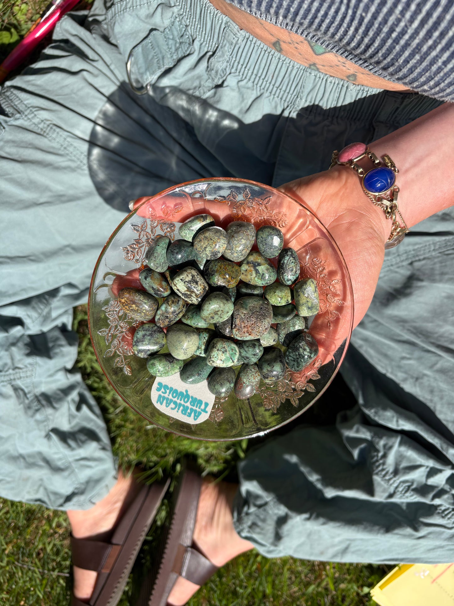 African Turquoise Tumble