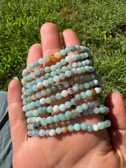Amazonite Bracelet 4 mm