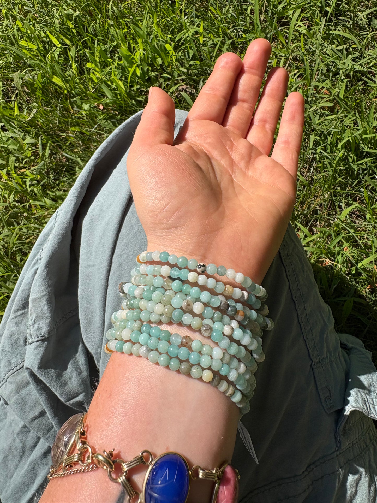 Amazonite Bracelet 4 mm