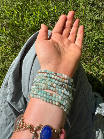 Amazonite Bracelet 4 mm