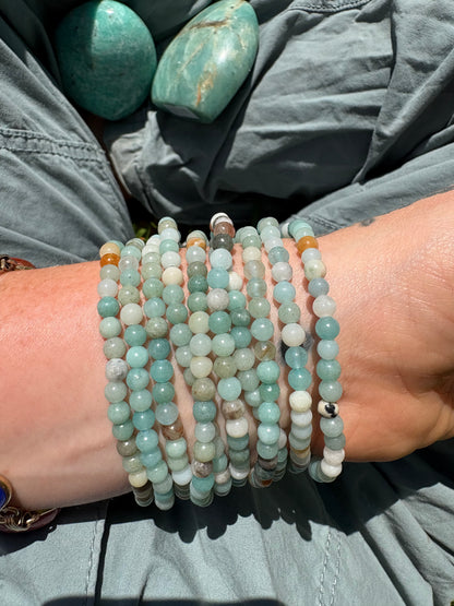 Amazonite Bracelet 4 mm