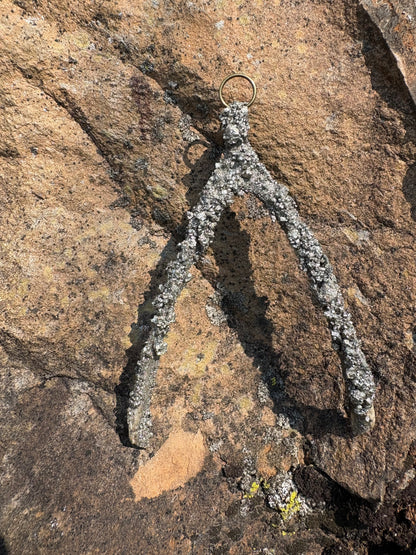 Grounded Wishes- Wishbone Amulet Handmade Talisman