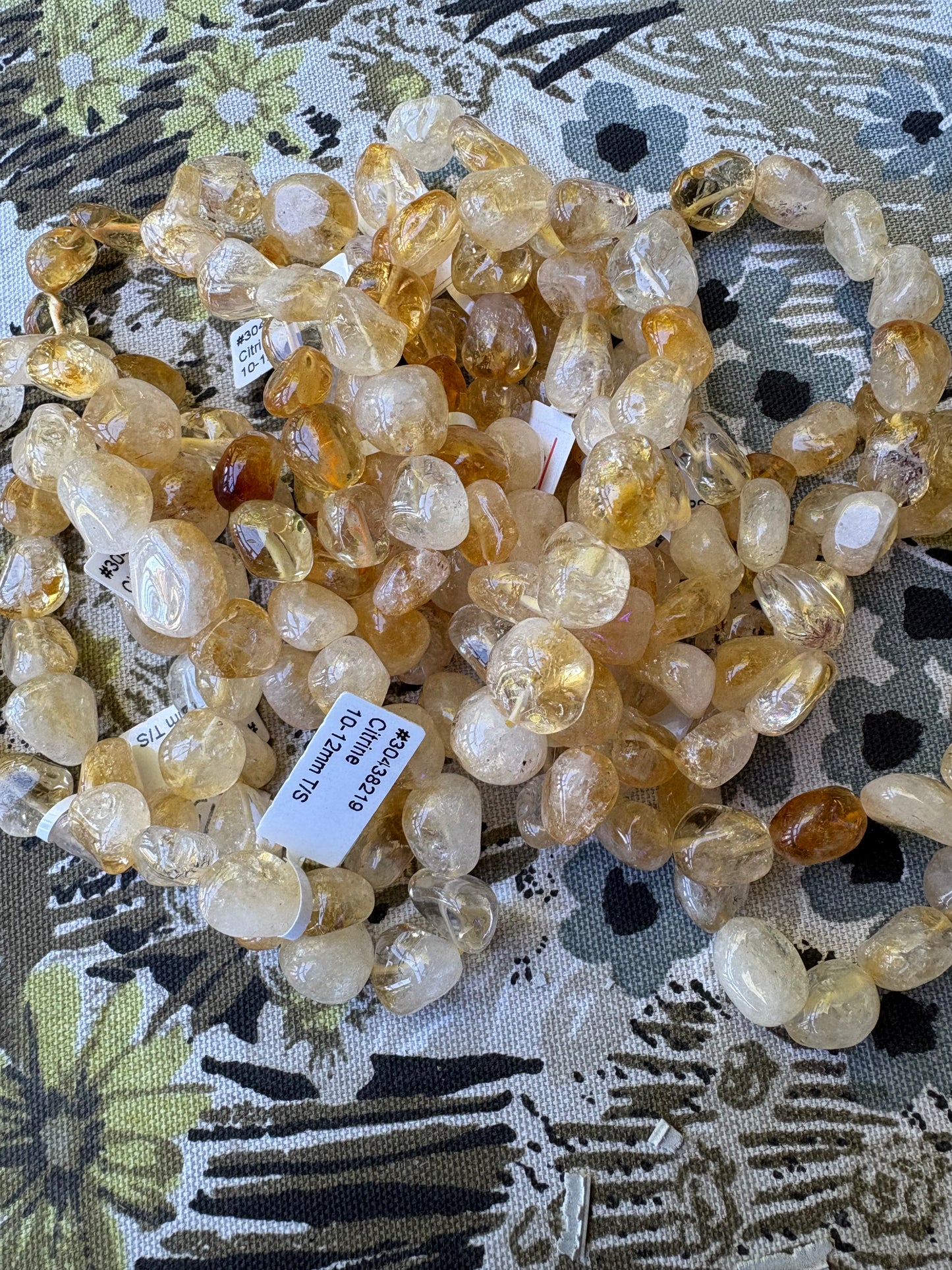 Citrine tumbled 8-10mm Bracelet