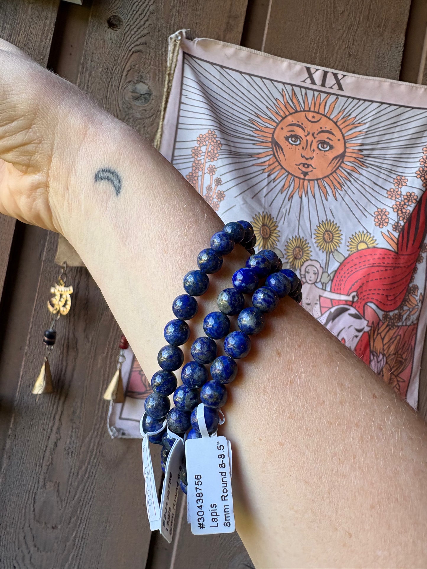 Lapis Lazuli 8mm Bracelet