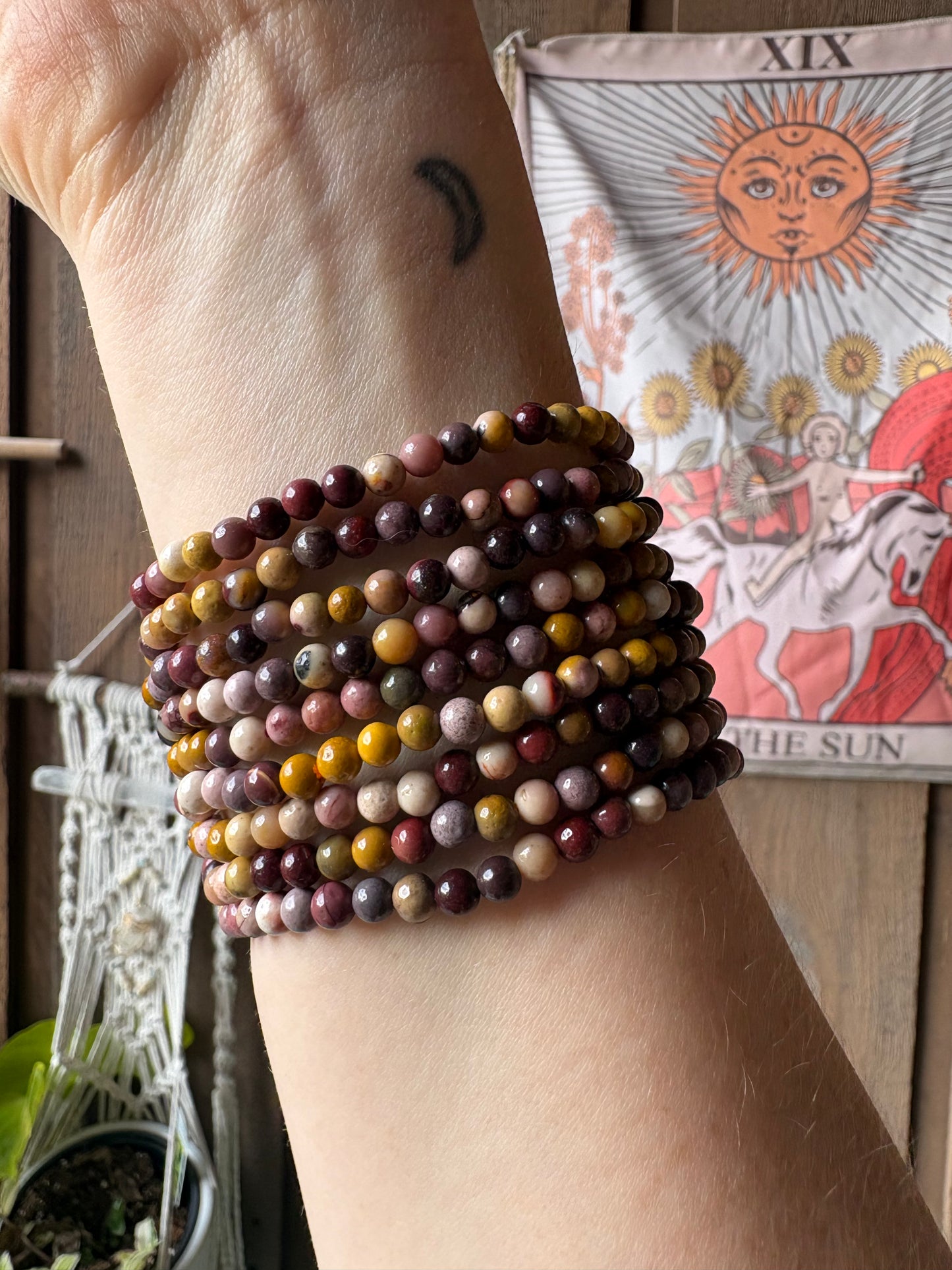 Mookaite Bracelet 4mm