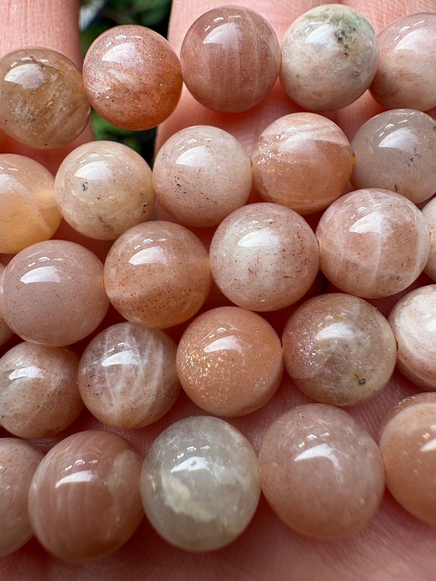 Sunstone (Peach Moonstone) Bracelet 8mm