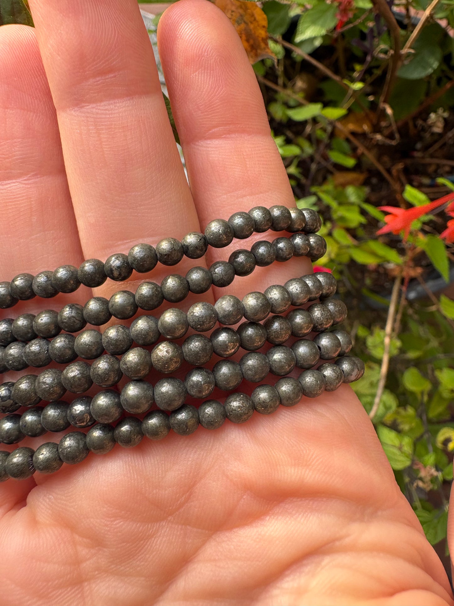 Pyrite 4 mm Bracelet