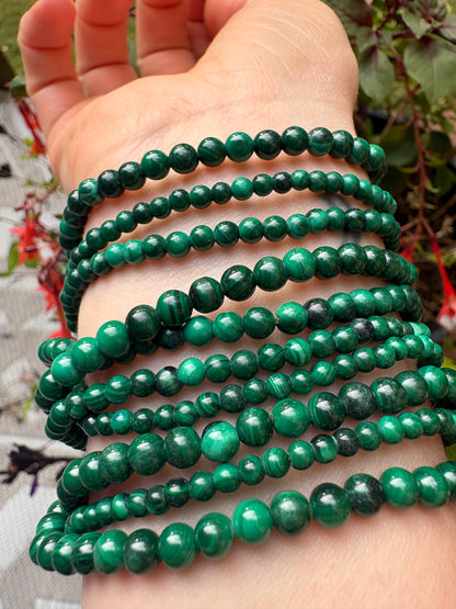 Malachite Bracelet 4mm