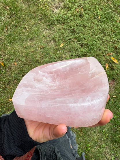 Rose Quartz Bowl 2.3 pounds