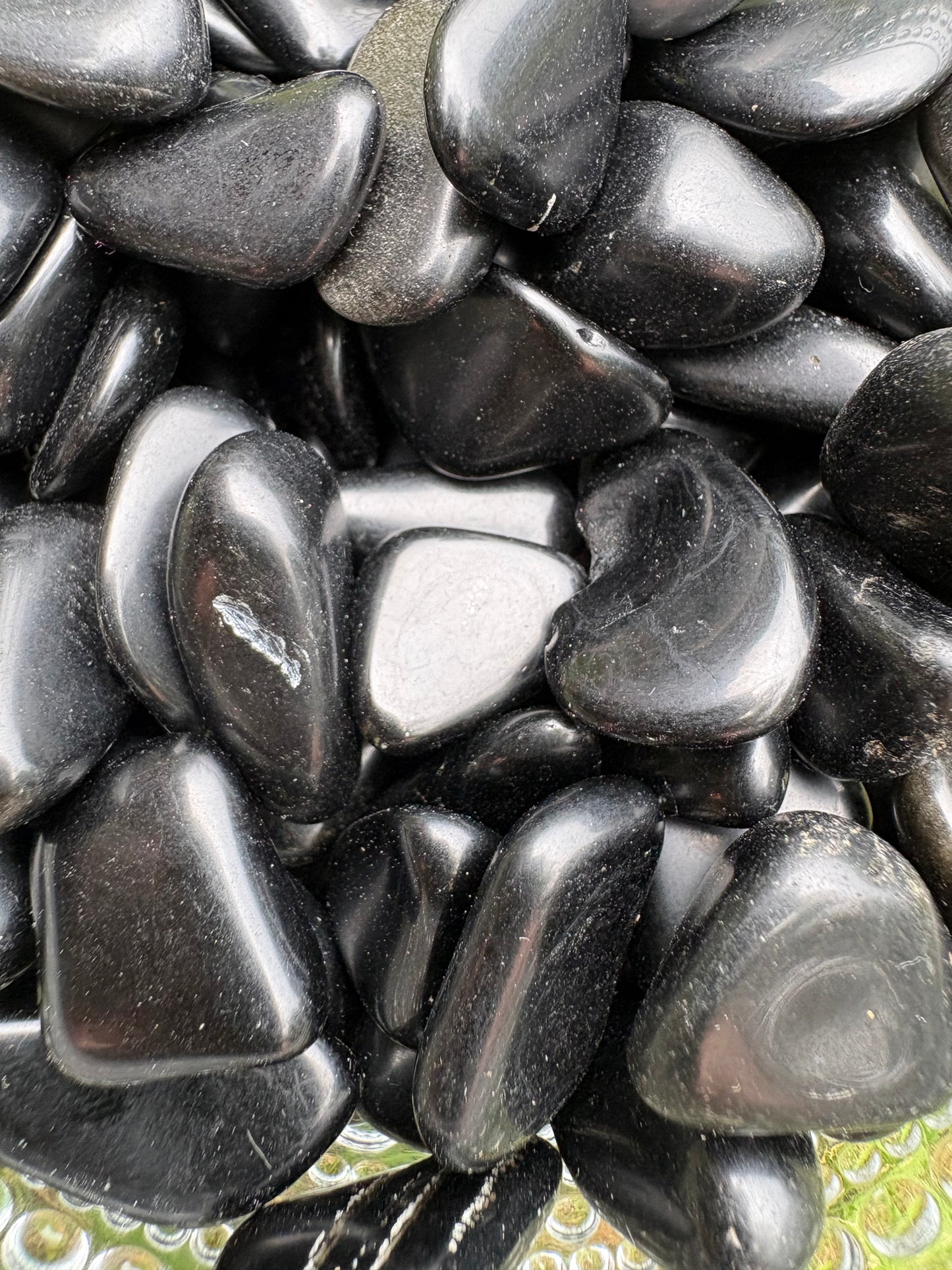 Black Obsidian Tumble – Protection, Grounding & Energy Clearing | Polished Crystal