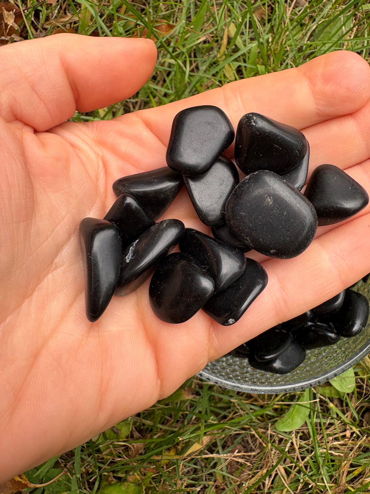 Black Obsidian Tumble – Protection, Grounding & Energy Clearing | Polished Crystal