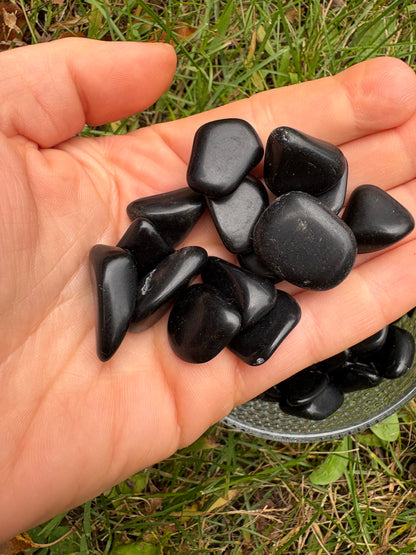 Black Obsidian Tumble – Protection, Grounding & Energy Clearing | Polished Crystal