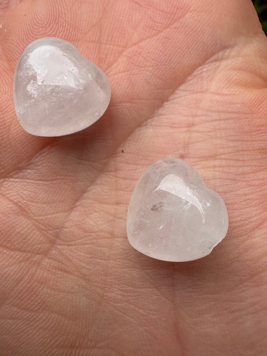 Quartz Heart Bead